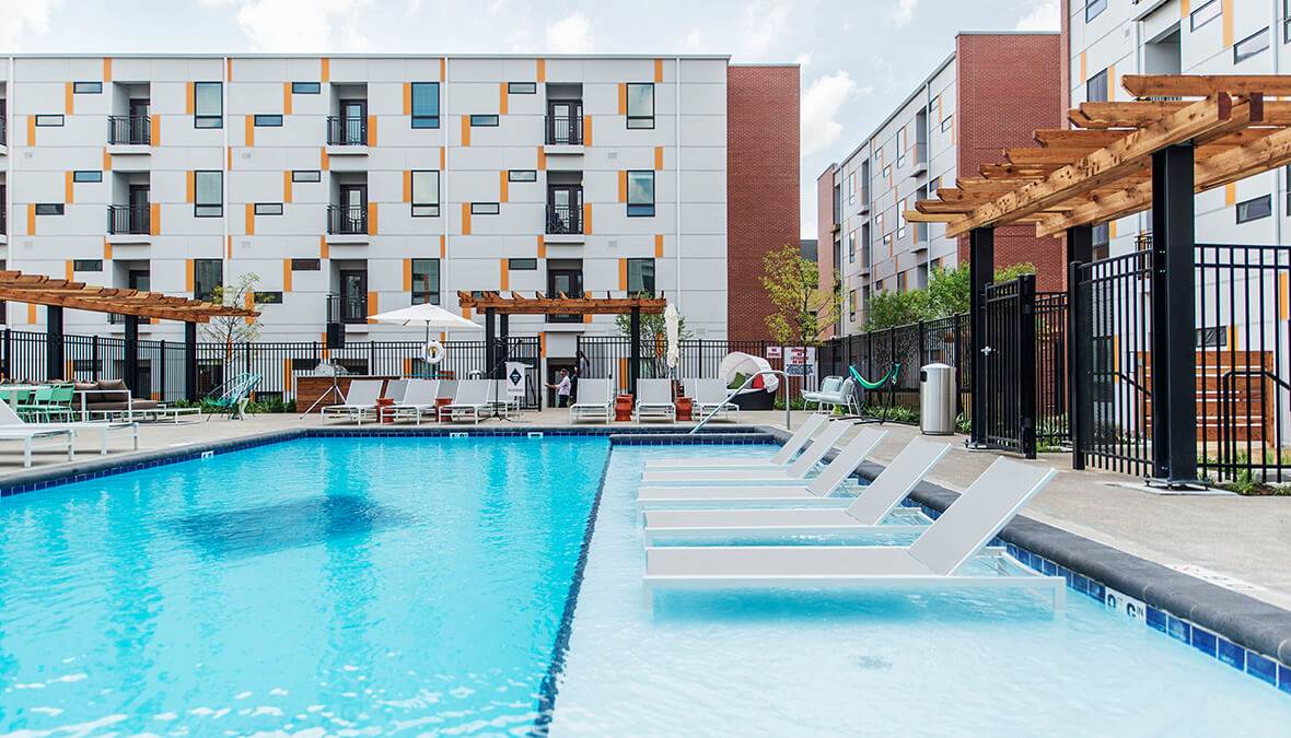 Courtyard Landscape Design Lockerbie Lofts